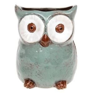 Village Pottery Owl Planter Large