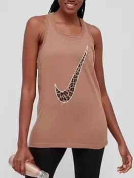 Nike The One Hook Vest - Brown, Brown Size XS Women