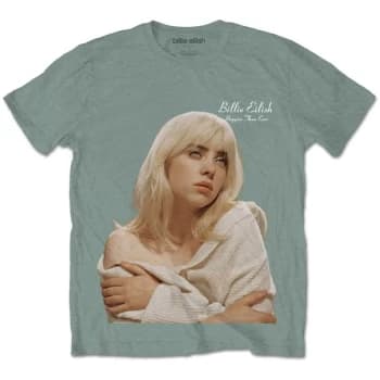 Billie Eilish - Happier Than Ever Unisex Large T-Shirt - Green