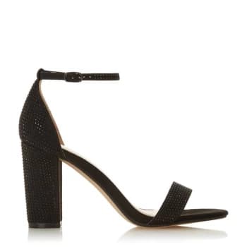 Head Over Heels Head Over Heels Dune MADIISON Heeled Sandals Womens - Black - 10