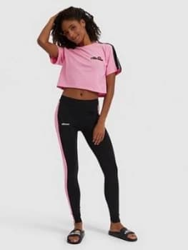 Ellesse Heritage Amarillo Cropped T-Shirt - Pink