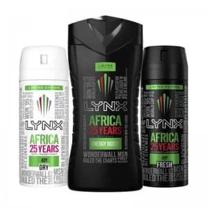 LYNX Africa 25 Year Wash Bag Gift Set