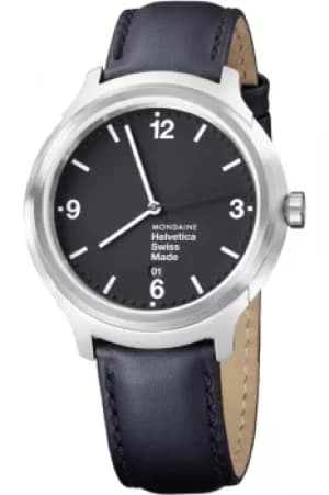 Mens Mondaine Helvetica No1 Watch MH1B1220LB