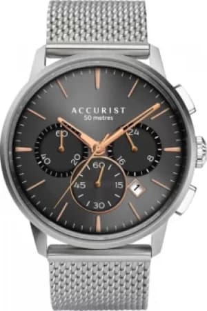 Accurist Mens Chronograph Mesh Bracelet Watch 7315