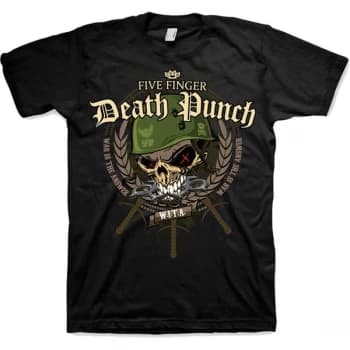 Five Finger Death Punch - War Head Unisex Large T-Shirt - Black