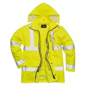Portwest Mens Hi-Vis 4-In-1 Traffic Jacket (L) (Yellow)