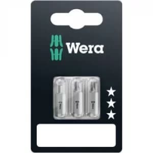 Wera 800/1 Z Set SiS Slot drive bit Tool steel alloyed, hardened D 6.3 3 pc(s)