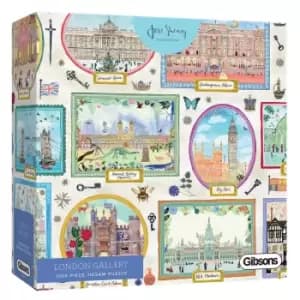 Gibsons London Gallery 1000 Piece Jigsaw Puzzle