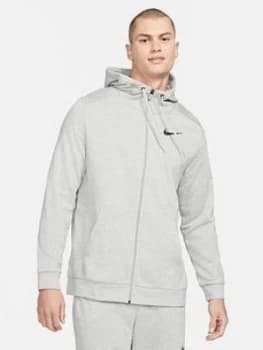 Nike Training Dry Full Zip Hoodie - Dark Grey Size M Men