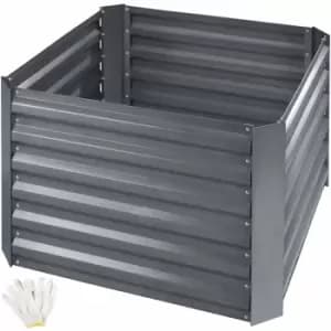 Tectake Raised Bed Artemisia With Zinc-plating (80X80X57cm) Grey
