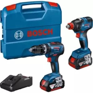 Gsb/gdx b/l twinpack 18v Twin pack - Bosch