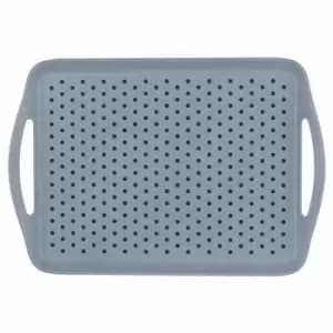 5Five Anti Slip Rectangular Tray - Grey
