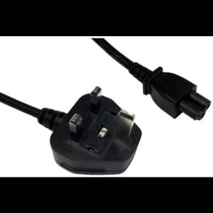 Spire UK Power Lead, Cloverleaf, Moulded Plug, 1.8 Metres