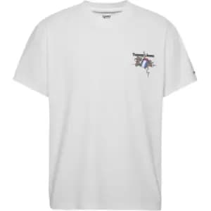 Tommy Jeans Tjm Rlxd Back Logo Sport-Tee - White
