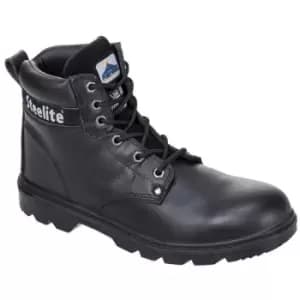Portwest Mens Steelite Thor S3 Leather Safety Boots (10 UK) (Black) - Black