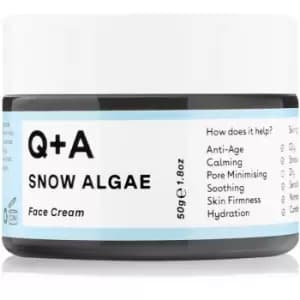 Q+A Snow Algae Nourishing Moisturizing Cream for Dry to Very Dry Sensitive Skin 50 g