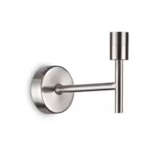 Wall light Set Metal, aluminum Nickel 1 bulb 16cm