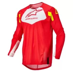 Alpinestars Techstar Factory Jersey Red Fluo White Yellow Fluo L