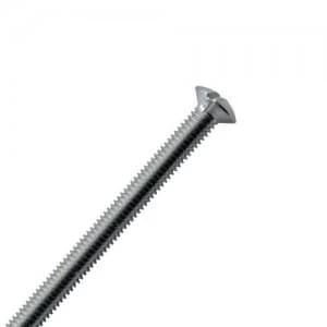 Zexum M3.5 X 25mm Nickel Plated Electrical Plug Socket Screws - 10 Pack