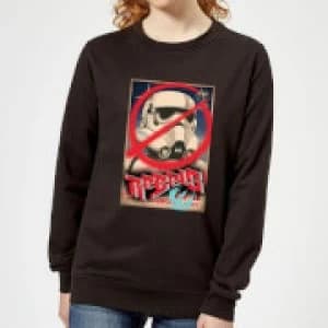 Star Wars Rebels Poster Womens Sweatshirt - Black