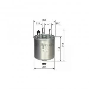 Fuel filter Bosch F 026 402 081