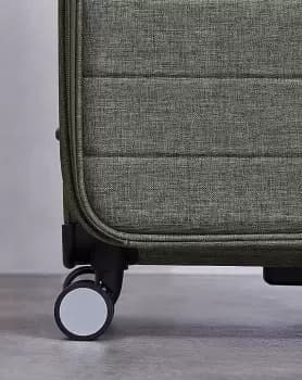 Rock Luggage Lite Deluxe KZ30404 Cabin Charcoal Suitcase