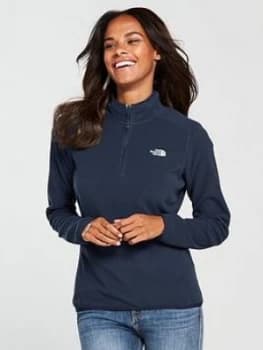 The North Face 100 Glacier 14 Zip Navy Size 2XL Women