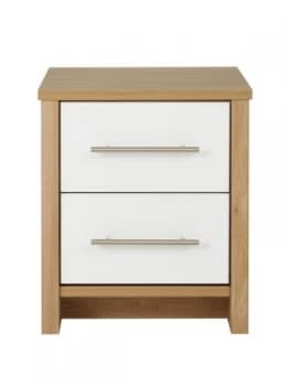 Consort Walden Ready Assembled 2 Drawer Bedside Chest