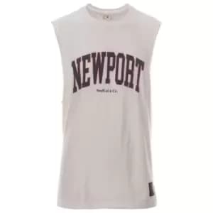 SoulCal USA Print Vest Mens - White