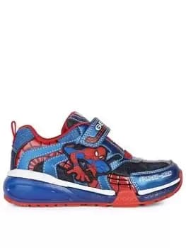 Geox Boys Senior Bayonyc Trainer, Navy, Size 1.5 Older