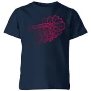 Nintendo Super Metroid Retro Samus Kid's T-Shirt - Navy - 11-12 Years