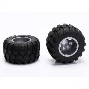 Cen Racing Wheel & Tire Glued (Grey)