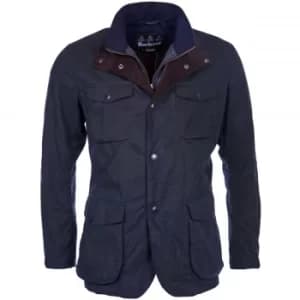 Barbour Mens Ogston Wax Jacket Navy Medium