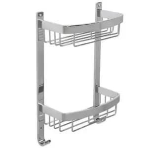 Croydex Chrome Aluminium Storage Basket