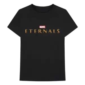 Marvel Comics - Eternals Logo Unisex XX-Large T-Shirt - Black