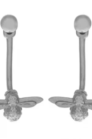 Ladies Olivia Burton Sterling Silver 3D Bee Earrings OBJ16AME03
