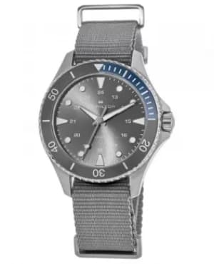 Hamilton Grey Dial Textile Strap Mens Watch H82211981 H82211981