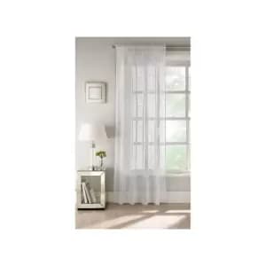Tyrone Textiles Ltd - Pandora Voile Panel 140cm x 137cm, White