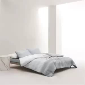 Himeya Silver Lining 210TC Cotton Duvet Cover - Blue