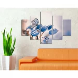 ST129 Multicolor Decorative MDF Painting (5 Pieces)