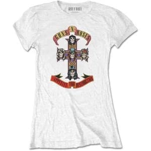 Guns N' Roses - Appetite for Destruction Womens Large T-Shirt - White