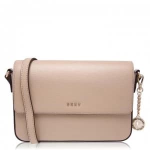 DKNY Sutton Medium Flap Cross Body Bag - Sand SAN