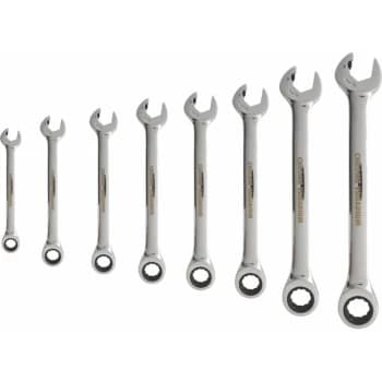 8-19MM Double Ratchet Combination Spanner Set, 8 Piece - Kennedy
