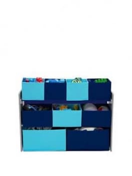 Deluxe Toy Organiser- Grey/Blue