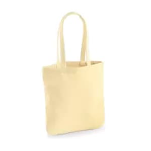 Westford Mill EarthAware Organic Cotton Spring Tote Bag (Pack of 2) (One Size) (Pastel Lemon)