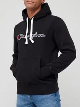 Champion Hoodie - Black, Size S, Men