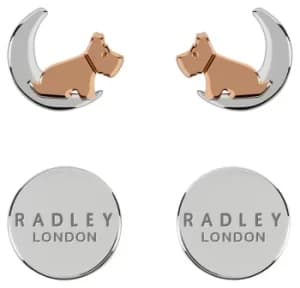 Radley 18ct Rose Gold Plated Silver Celestial Stud Earrings