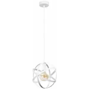 Netlighting Pola Spherical Pendant Ceiling Light White, 30cm, 1x E27
