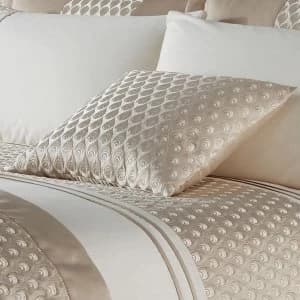 Catherine Lansfield Lille Cushion - Gold