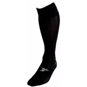 Precision Unisex Adult Pro Plain Football Socks (7 UK-11 UK) (Black)